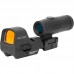 Коллиматорный прицел Holosun Open Reflex HS510C 2 MOA + збільшувач Holosun HM3X 3x
