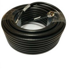 Коаксиальный кабель RG-8 AvengeAngel-10, 20 м, N-TYPE-QMA КОМПЛЕКТ (с двух кабелей по 20 метров)