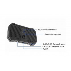 Выносная антенна ROC4 2.4G/5.2G/5.8G, 10 Вт