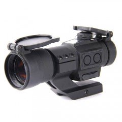Коліматорний приціл Holosun Tube HS406C 2 MOA с солнечной батареей на Weaver