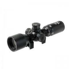 Оптичний приціл VEBER BLACK FOX 3-9х42 RG MD с кольцами на Weaver
