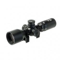 Оптический прицел VEBER BLACK FOX 3-9х42 RG MD с кольцами на Weaver