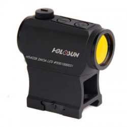 Коллиматорный прицел Holosun Paralow HS403B 2 MOA на Weaver