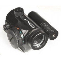 Коллиматорный прицел Sturman 1X20 с лазерным целеуказателем на WEAVER 