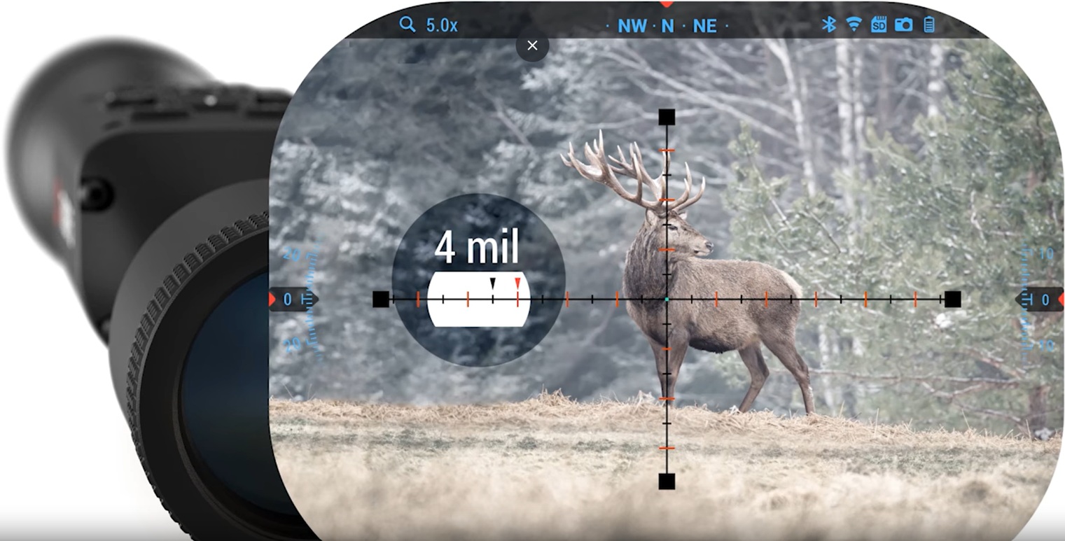 Изображение через ATN X-Sight 5 5-25x в ночном режиме