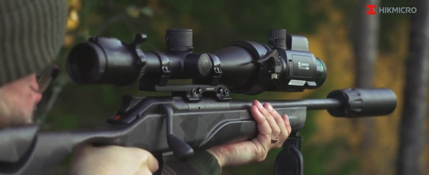HikMicro CHEETAH C32F-SN на охотничьей винтовке