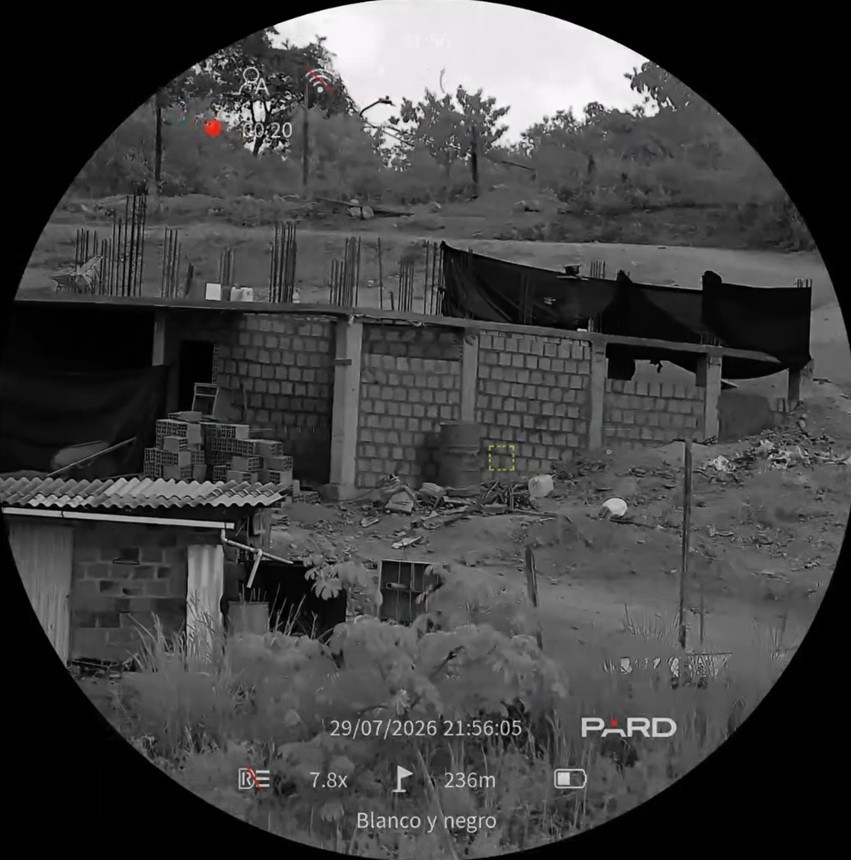 Полевое тестирование Pard NV008SP3 LRF 50mm во время ночного наблюдения