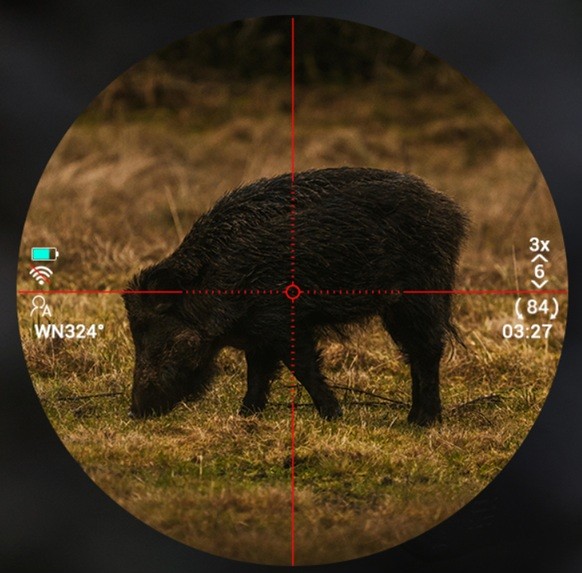 Компактный цифровой прицел PARD Night Stalker Mini 35 для ночной охоты