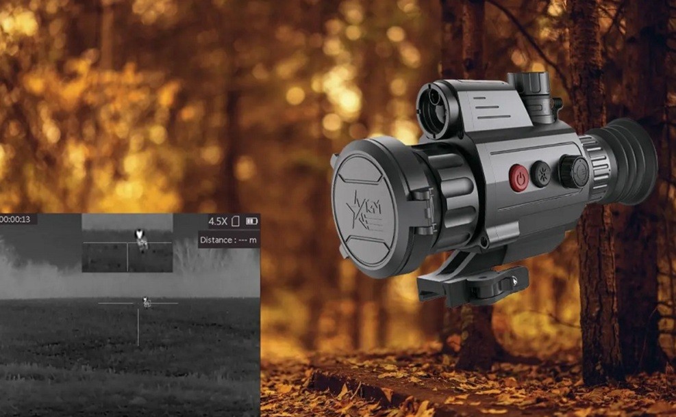 Тепловізійний приціл AGM VARMINT LRF TS50-384 на мисливській зброї