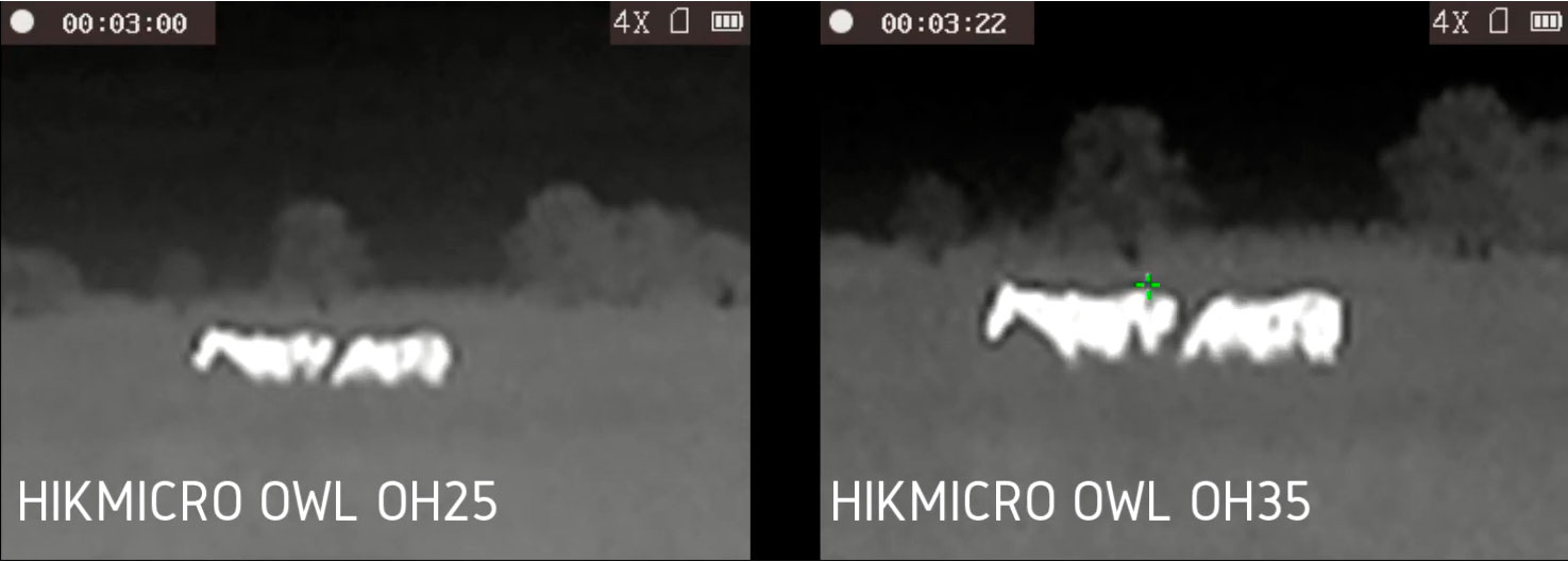 Тепловизор HikMicro OWL OH35 дальность обнаружения 170 метров, влажность 85%, температура +3