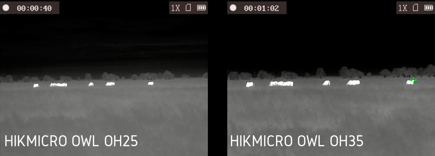 Тепловизор HikMicro OWL OH35 дальность обнаружения 170 метров, влажность 85%, температура +3