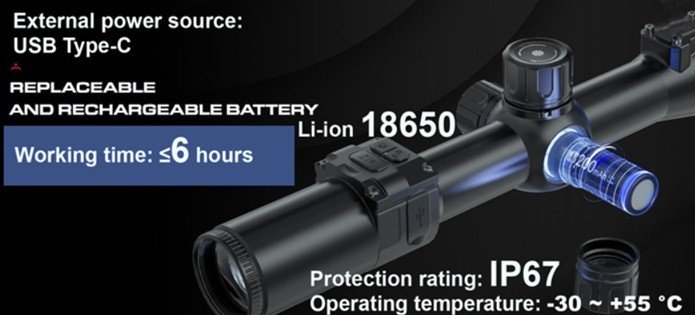 Тепловізійний приціл Pard Pantera 480-35 у польових умовах