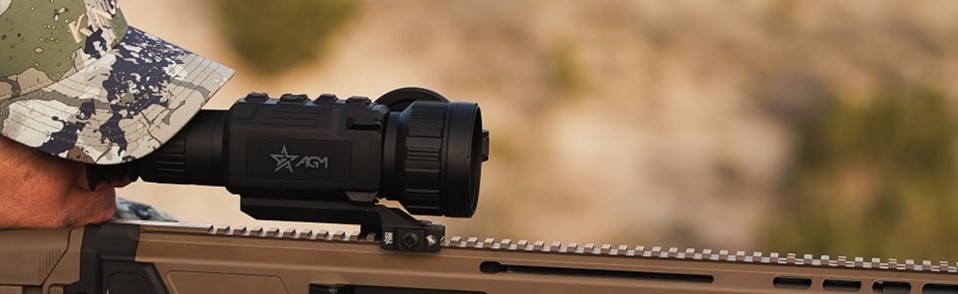 Тепловізійний приціл AGM RATTLER V3 25-384 на зброї