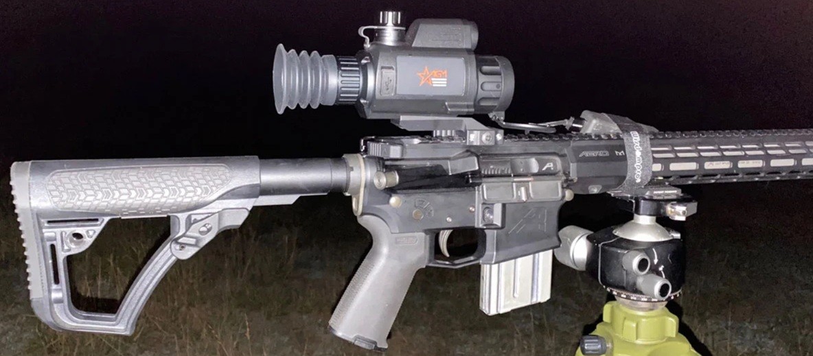 Общий вид тепловизионного прицела AGM VARMINT LRF TS35-640