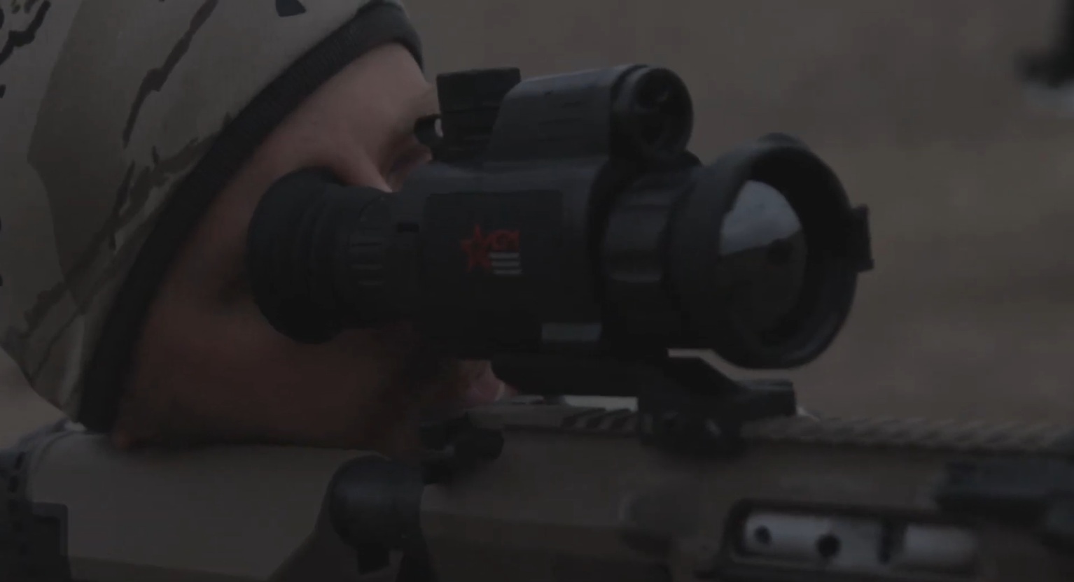Тепловизионный прицел AGM VARMINT LRF TS35-640 в полевых условиях