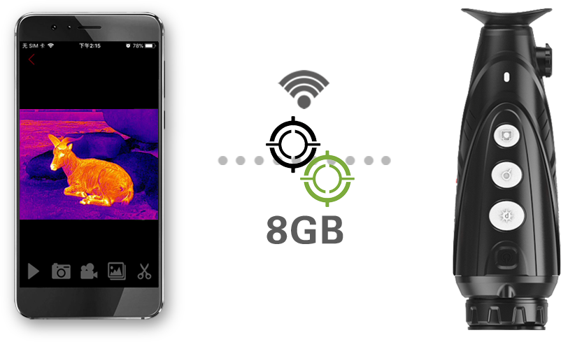 Тепловізор IRAY E3MAX з функцією Wi-Fi