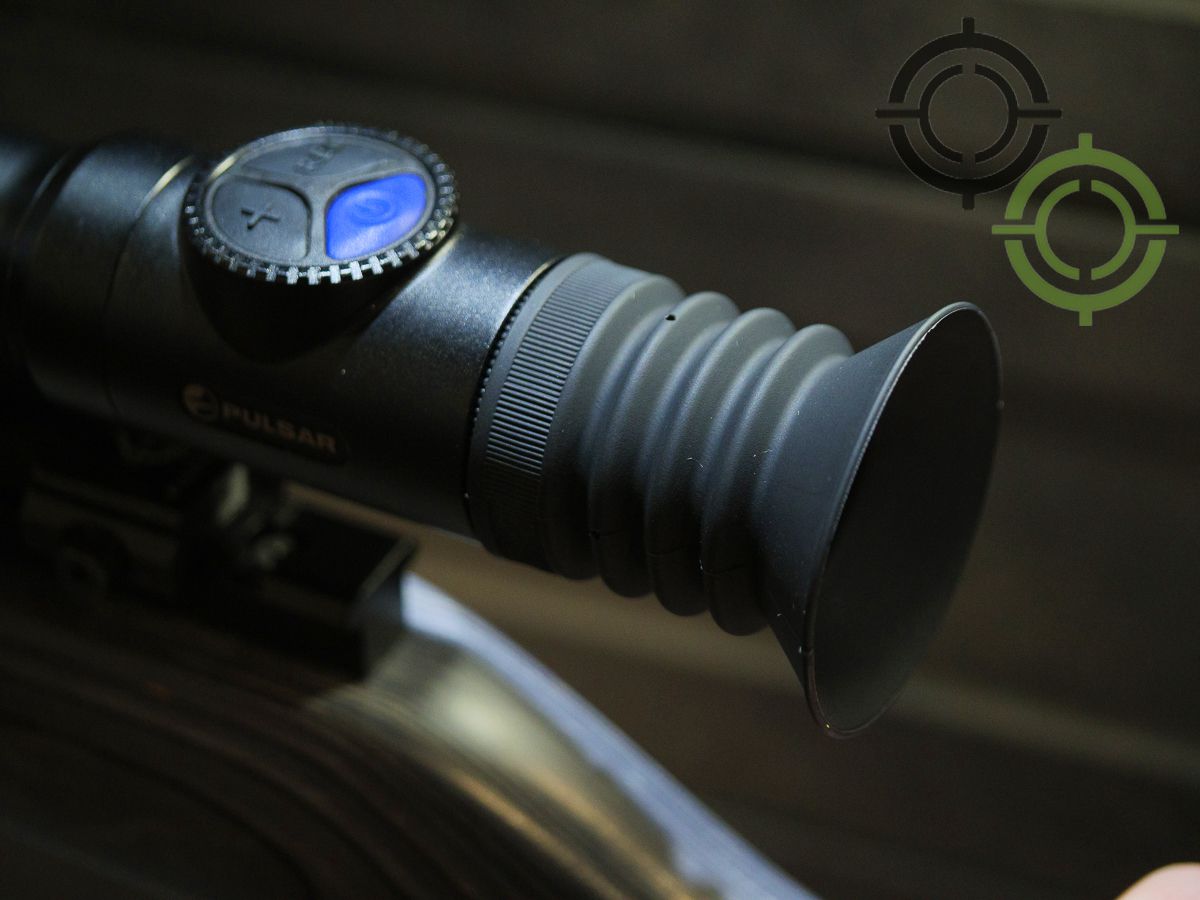 Pulsar Thermion можна використовувати з наглазником і без нього