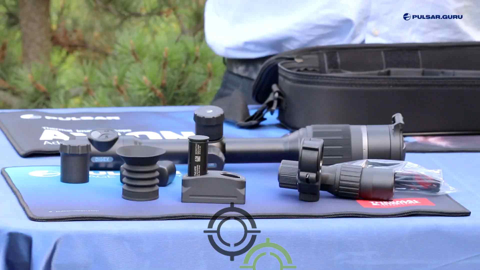 Повний комплект прицілу Pulsar Digex