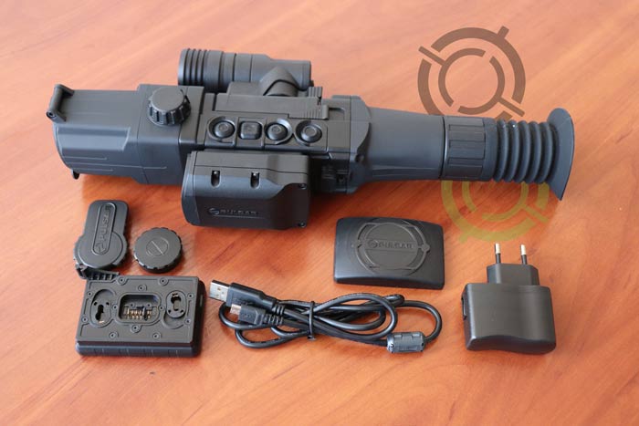 Комплект поставки прицілу Pulsar Digisight Ultra LRF N455