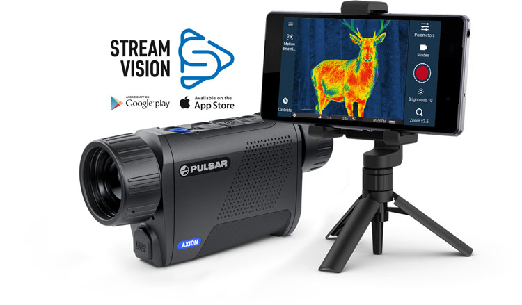 Приложение StreamVision для тепловизора Pulsar Axion XQ38